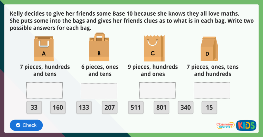 Year 3 Read and Write Numbers up to 1,000 Maths Challenge